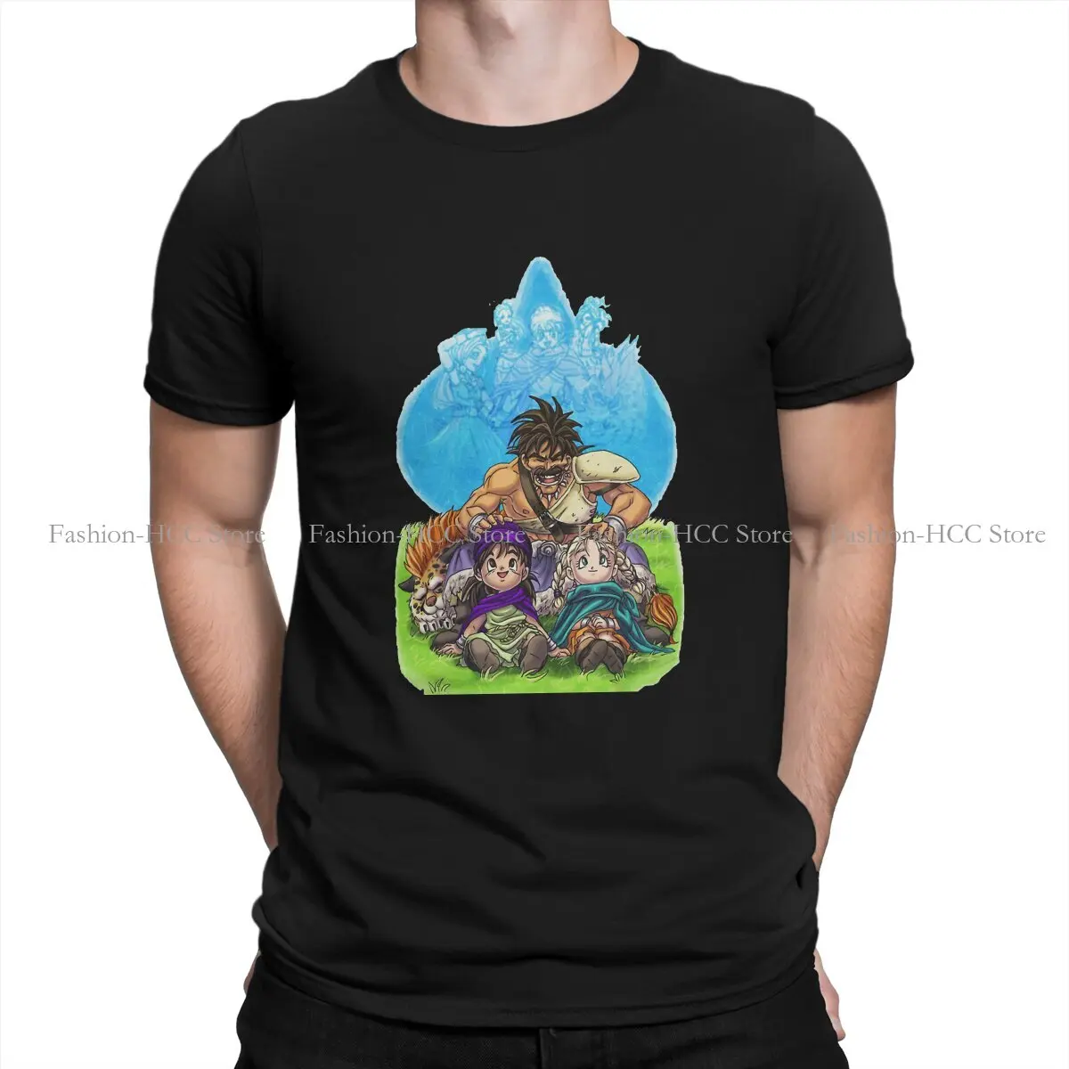 Dragon Quest Girocollo Originale Magliette Hero, Bianca, Pankraz E Sciabola Personalizza Homme T Shirt Abbigliamento Divertente