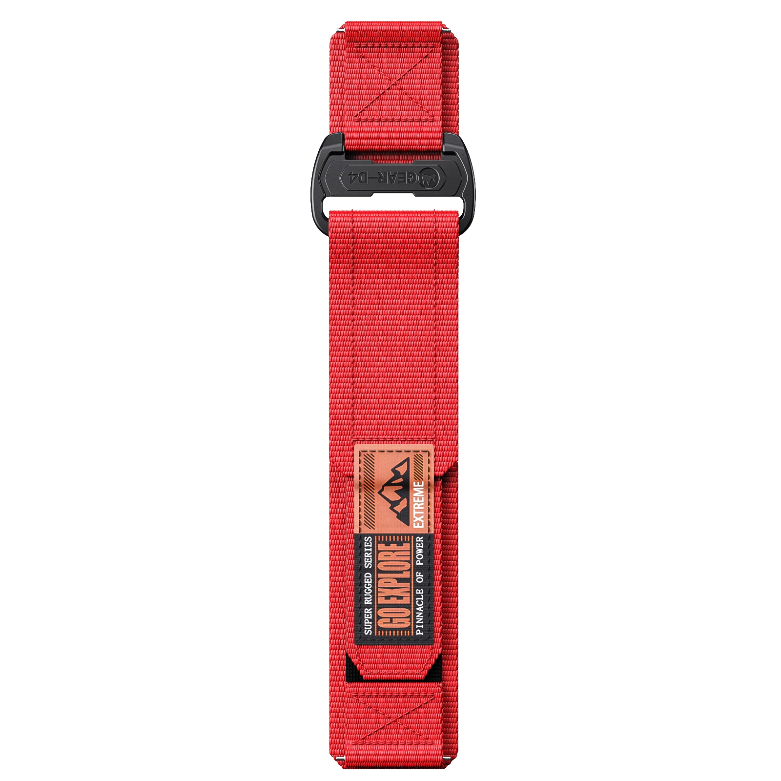 Outdoor Nylon Velcro Woven Wristband Watch Strap - Adjustable 20mm/22mm Band
