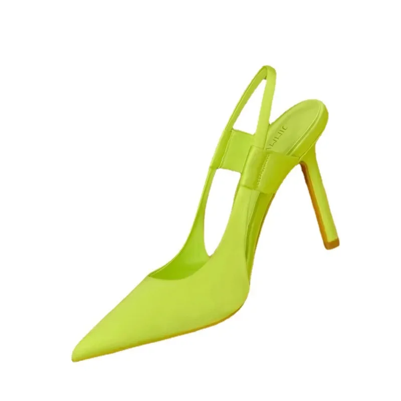 2024 New Women Pumps Summer Fashion Sexy Pointed Toe Wedding Party High Heeled Shoes Woman Sandasl Dress Zapatos Mujer 34-40