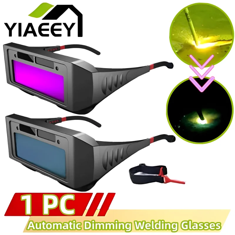 AutomaticDimmingWeldingGlassesArgonArcWeldingSolarGoggles