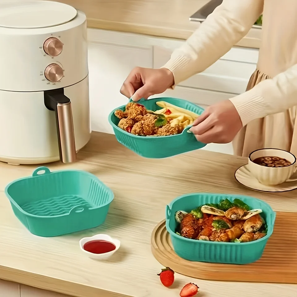12 Pezzi Friggitrice Ad Aria Magnetica in Silicone Fibbia,Per Tenere Premuto Friggitrice Ad Aria