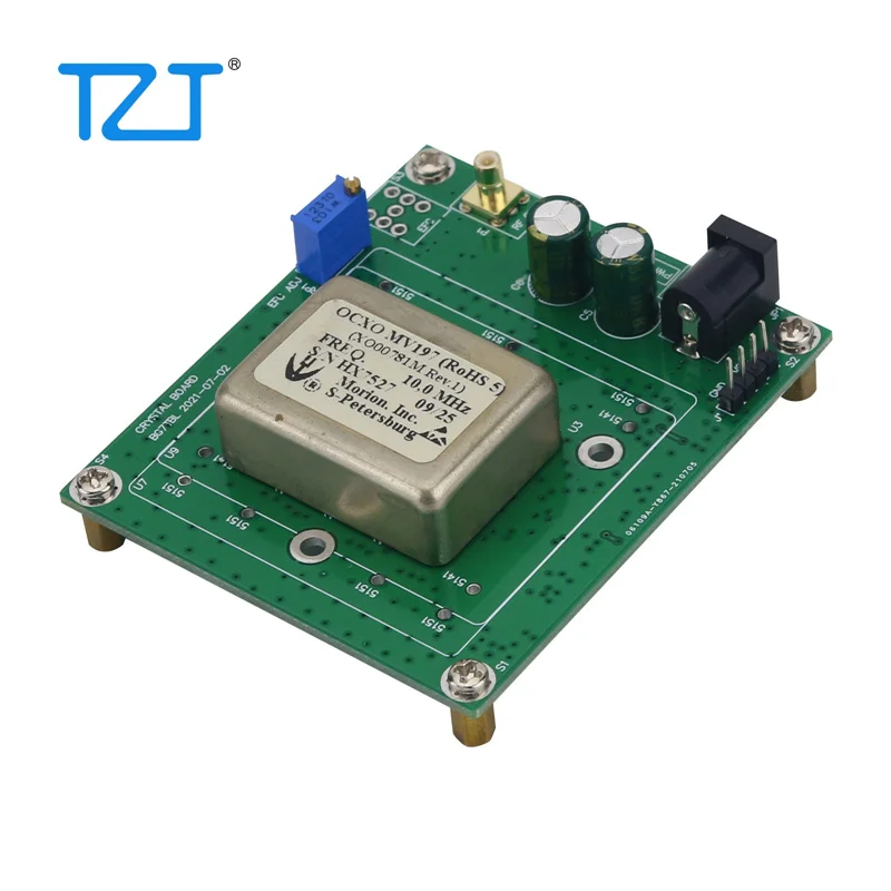 TZT 10MHz OCXO MV197 수정 발진기 보드 SMB 인터페이스가있는 12V 전원 공급 장치 고품질 OCXO 모듈