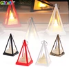 Dollhouse Candle Lamp Led Wind Light European Simulation Triangle Cande Light Miniature Desktop Night Lamp Model Decoration Toy 1