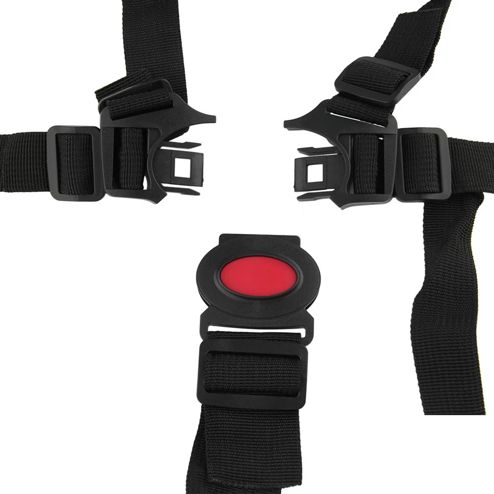 Five-point safety belt, universal safety belt for car seat, children's 5-point high chair belt