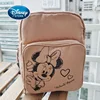 Disney Vintage Dark Pink Girl Canvas Backpack Sketch Minnie Mouse Cartoon Print Kids Backpack Brand Mini Baby Square Schoolbag 1