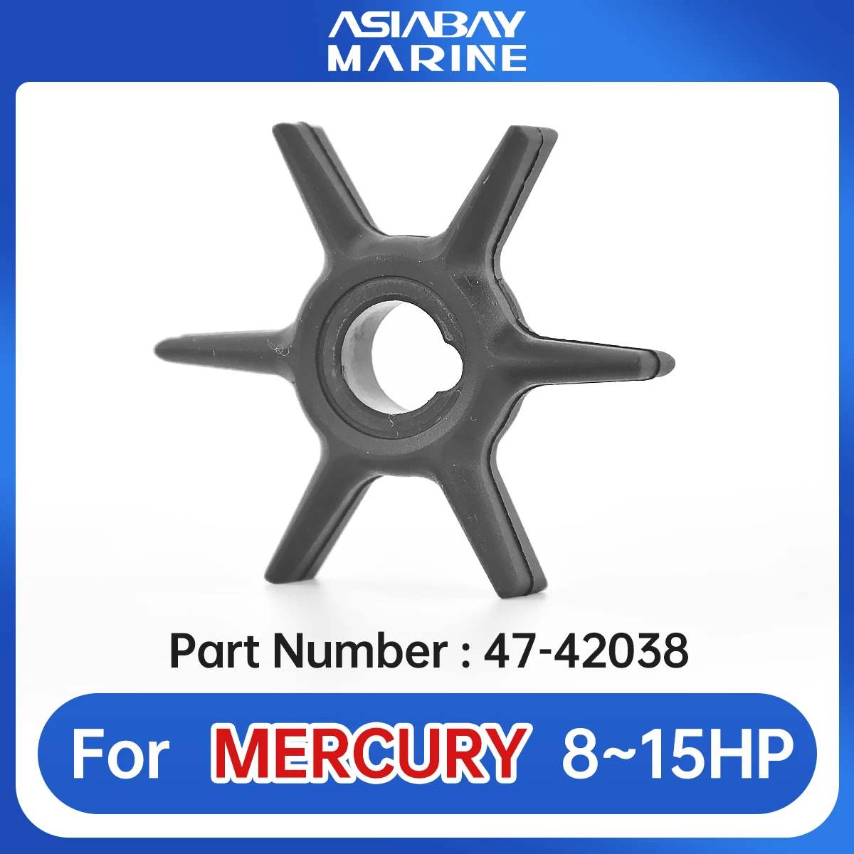 4742038 Water Pump Impeller 42038q02 For Mercury Mariner Outboard