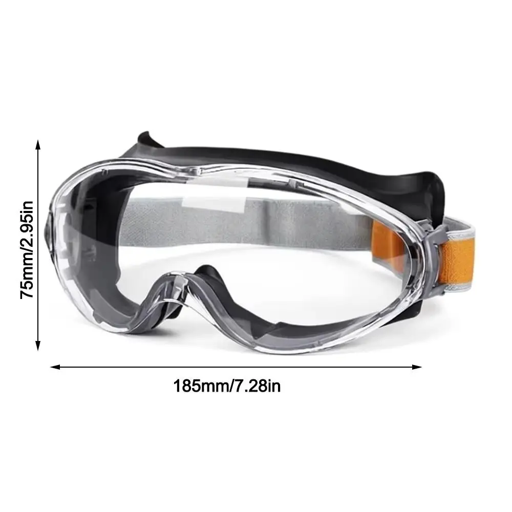 Clear Lens Anti-Fog Safety Glasses with Silicone Frame - Lightweight, Splash-Proof Protective Eyewear