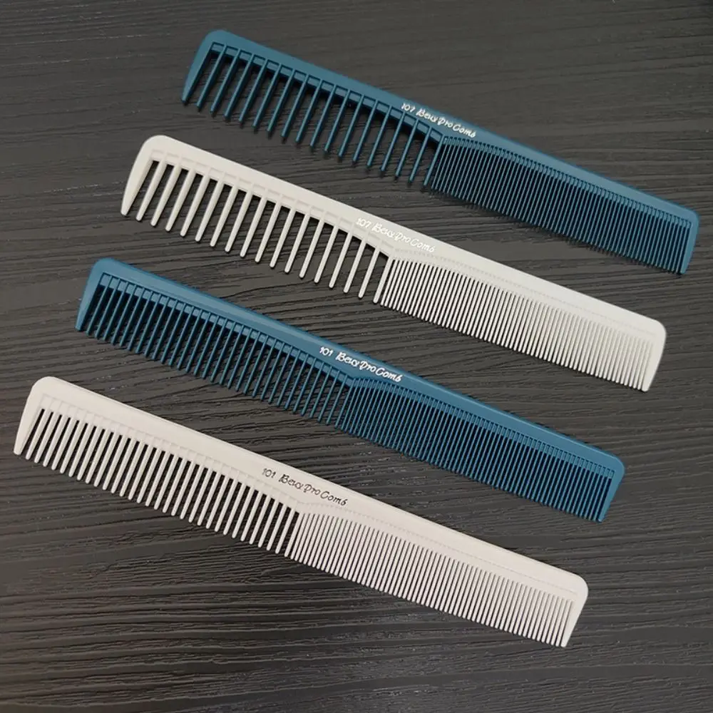 Plastic Pro Hairdressing Combs Anti-Static Straight Hair Brushes Durable Anti-slip Hair Cutting Comb Barber Tools durable working pants men s solid color large size middle waist straight tube multi bag wear resistant big pocket american