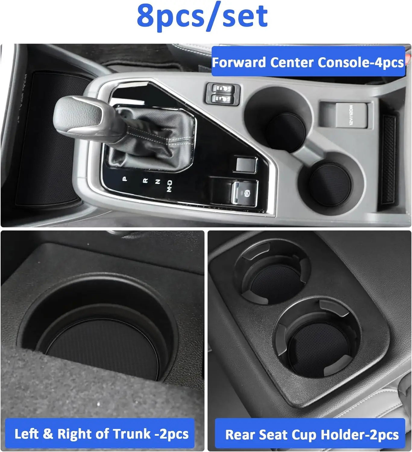 Cup Holder Insert Coasters cup holder coasters cup holder inserts car coaster pads cup holder insert for Subaru Impreza Crosstrek Non-slip Silicone Water Bottle Holder Cushions Anti-slip Pads