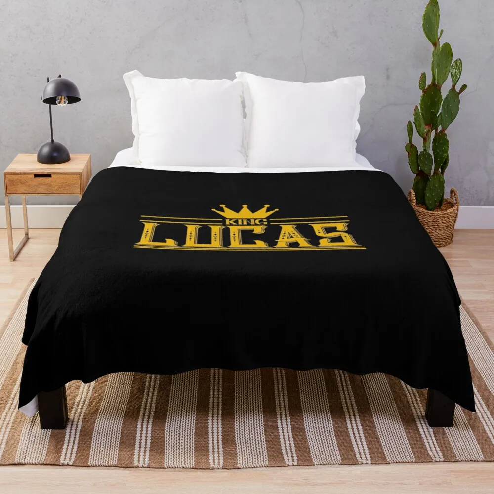 

Lucas, The King Throw Blanket Blanket For Decorative Sofa Knitted Blanket Luxury Brand
