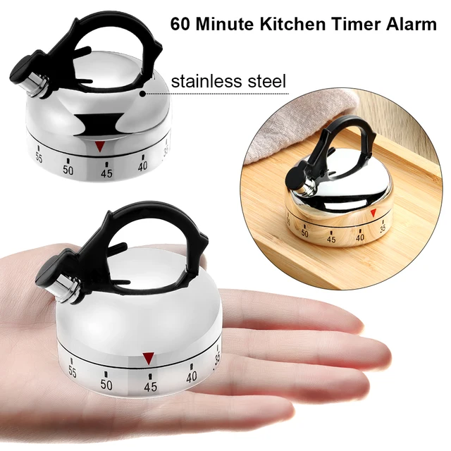 Minuteur De Cuisine Mécanique En Forme De Chat - 60 Minutes - Simple Et Mignon - Pour Cuisson, Pâtisserie, œufs
