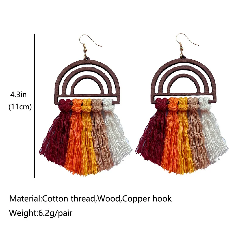 Macrame earrings — Craft'd Shanghai