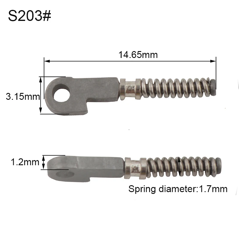 100PCS Eyeglasses Spring Hinge For Repairing Broken Eyeglass Flex Temples Broken Spring Replacement Part NEW 5