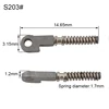100PCS Eyeglasses Spring Hinge For Repairing Broken Eyeglass Flex Temples Broken Spring Replacement Part NEW 5