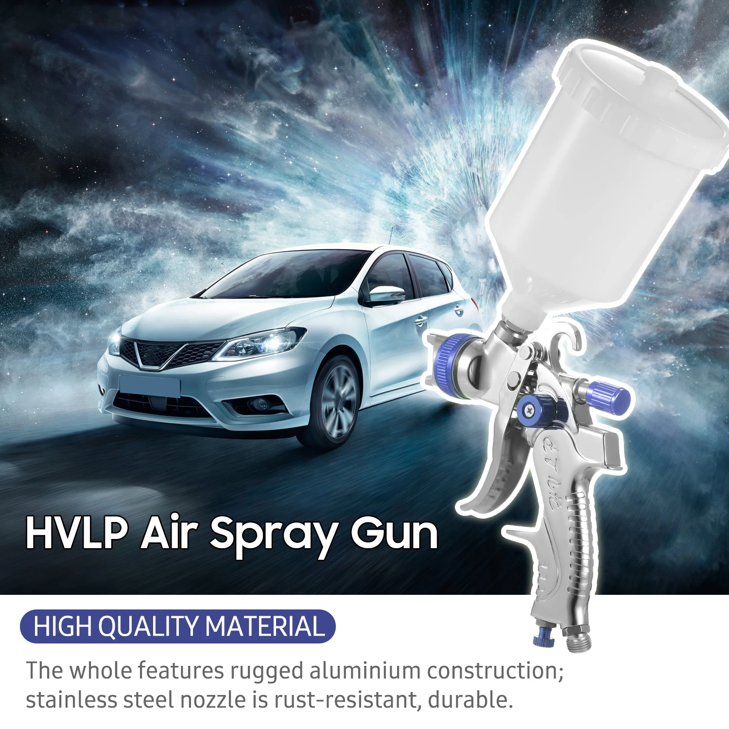 ߷   ̰ HVLP й Ʈ , 600ML  , ڵ    , 1.4mm, 1.7mm, 2.0mm
