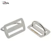 1Pcs KEEP DIVING 316 Stainless Steel Scuba Diving Belt Webbing Strap Keeper with Vertical D-ring BCD Accessories 4