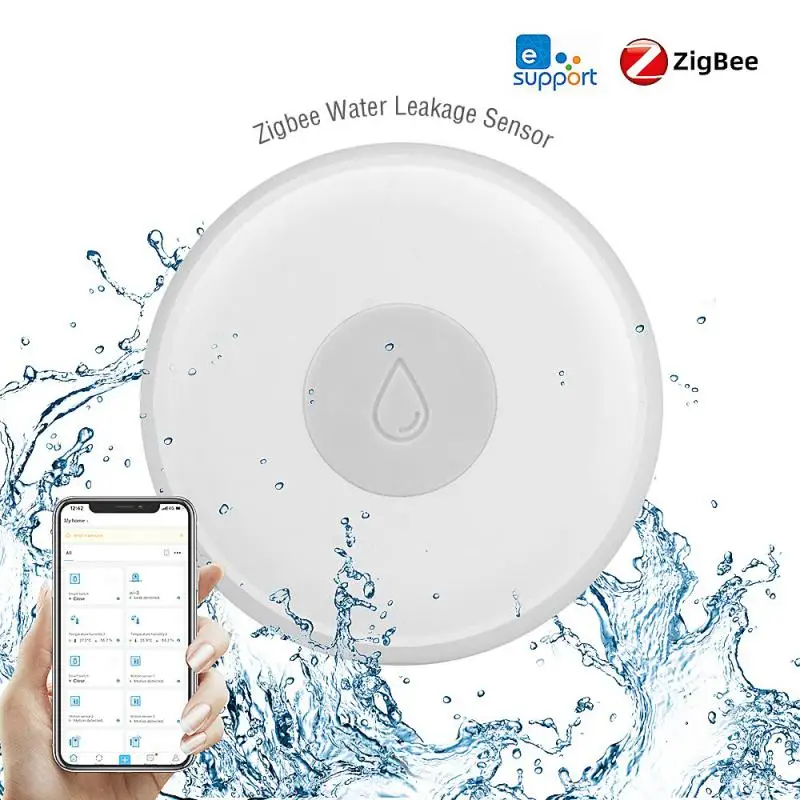 AUBESS ZigBee Water Leakage Sensor Tuya Smart Home Water Level Detector