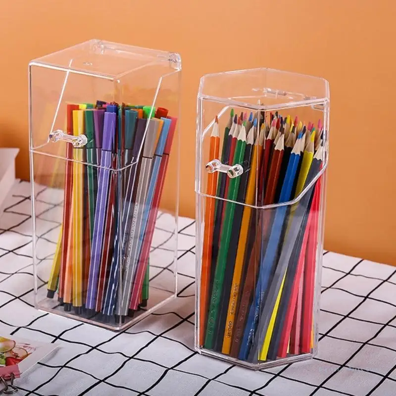 

M17F Stationery Storage Cup Desk Stationery Containers Table Pen