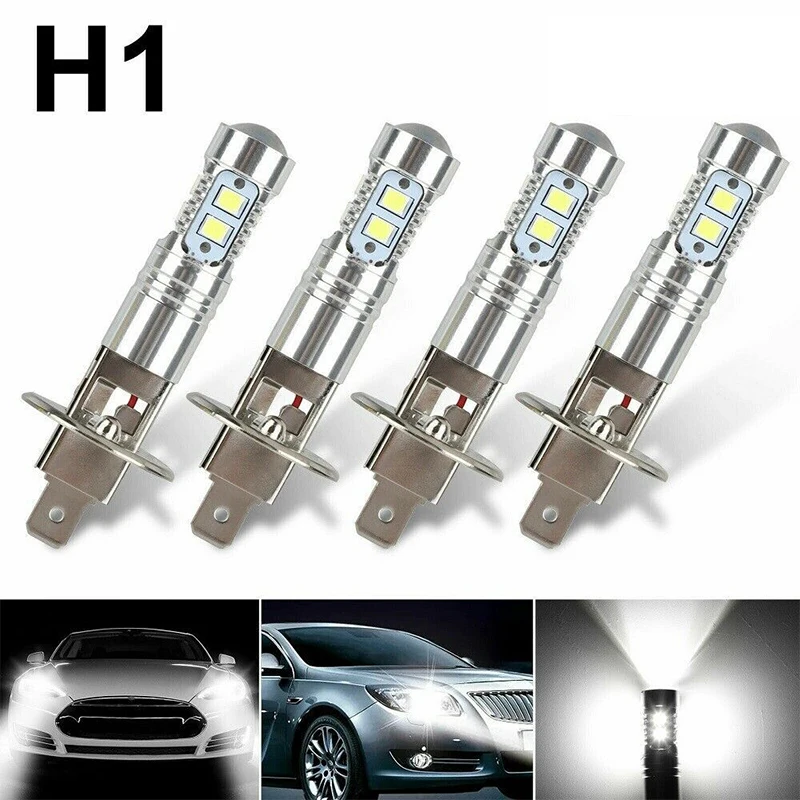 1pc H1 LED Auto Headlight Bulbs Ice Blue Super Bright Car Headlights