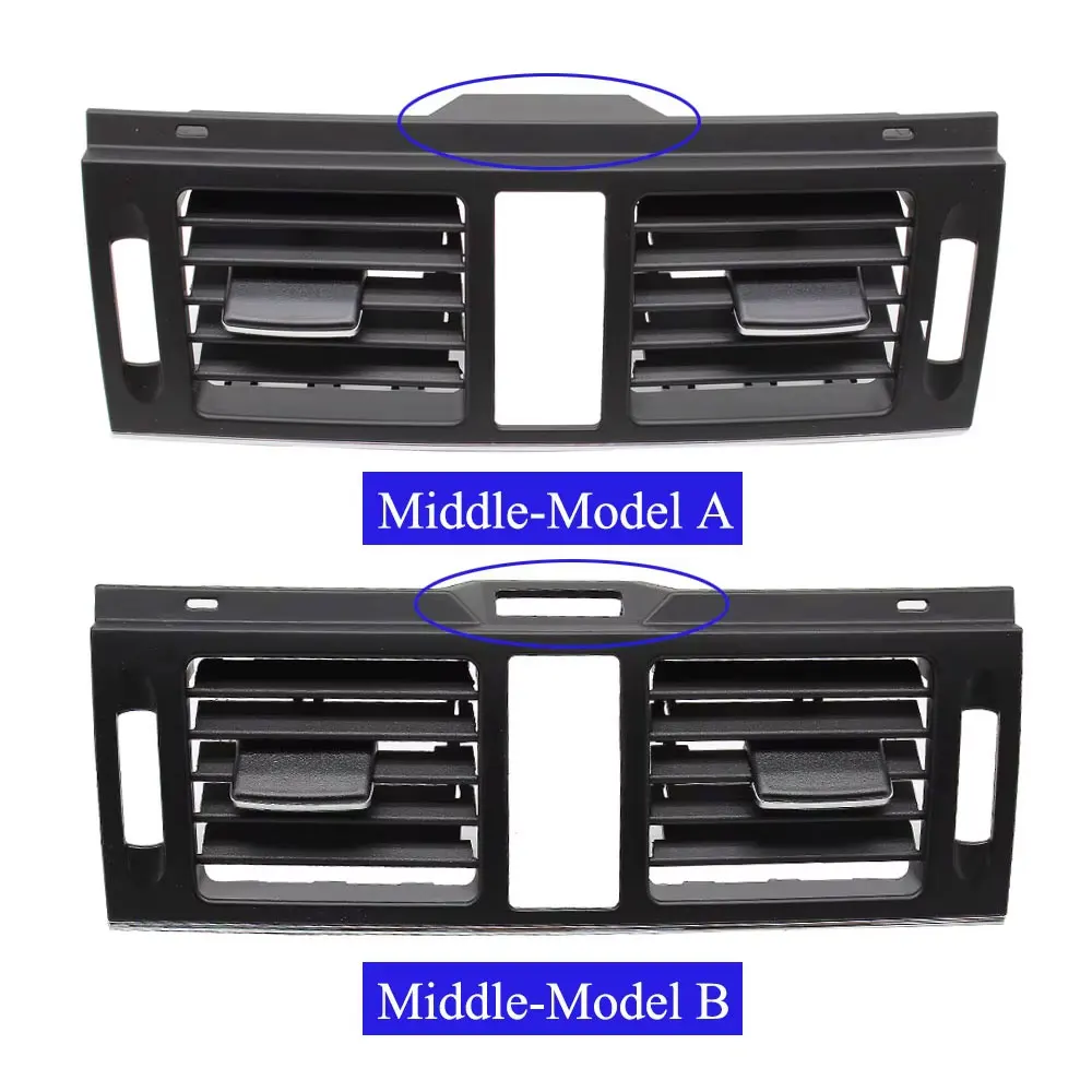 Dashboard Air Vent Voor Mercedes-Benz C-Klasse W204 - Airconditioning Ventilatierooster Rechts Oud Zwart - 204680029