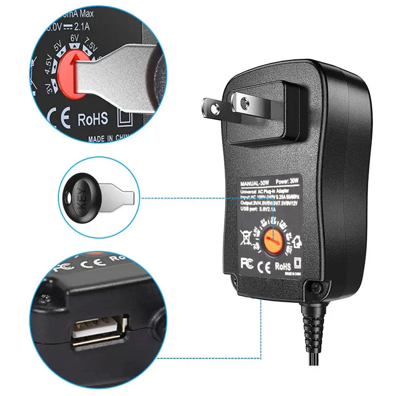 Alimentatore Isolato Doppia Uscita Convertitore CA/CC Septpenta - 5 Pezzi, Doppia Uscita 12V/5V Per Alimentazione Stabile Ingresso 110-240v Uscita 5v 12v - Foto 3