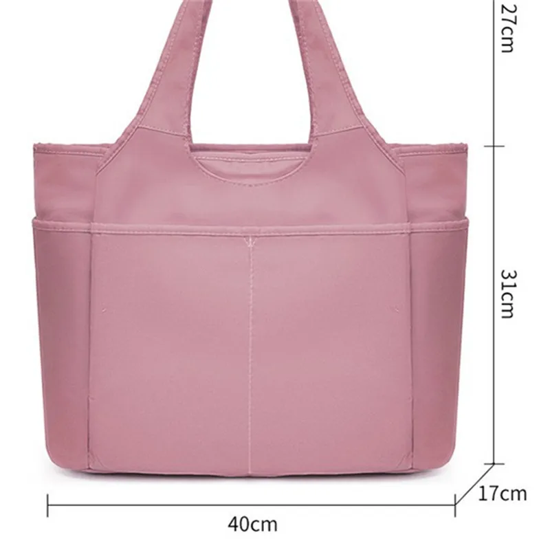 Oxford Crossbody Handbag Travel Bag Leisure Multi Pocket Shoulder Bag Large Capacity Swimming Yoga Dance Tote Bag for Women Men