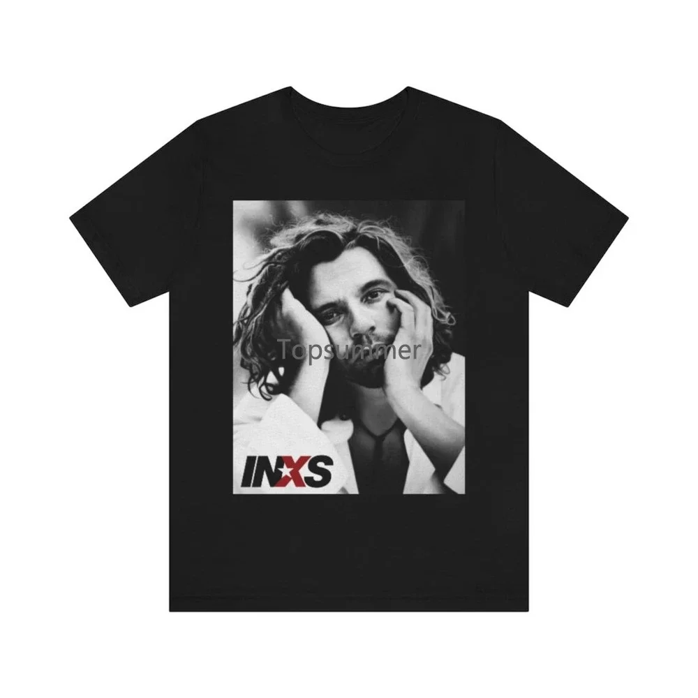 

Retro Inxs - Michael Hutchence T-Shirt Classic Black Unisex S-234Xl H731