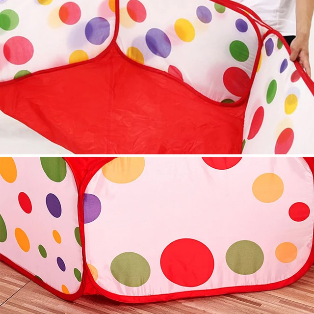 INS Ocean Ball Dry Pool Hexagon Children Home Folding Pit Early Learning Toy Indoor Fence Baby Kid Game Playground Playpen Gift 5