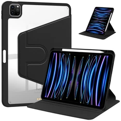 Durable 360° Rotating Shockproof Smart Case for Redmi K pad 8.8 (Black)