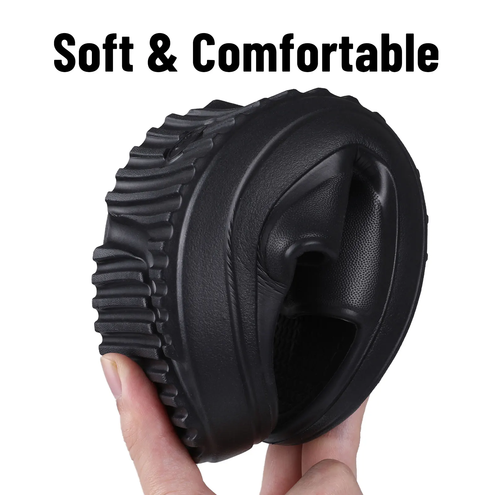 Bebealy Summer Soft Women Slippers New Women Platform Slippers EVA Insole Orthotic Home Slippers Outdoor Open Toe Beach Slides