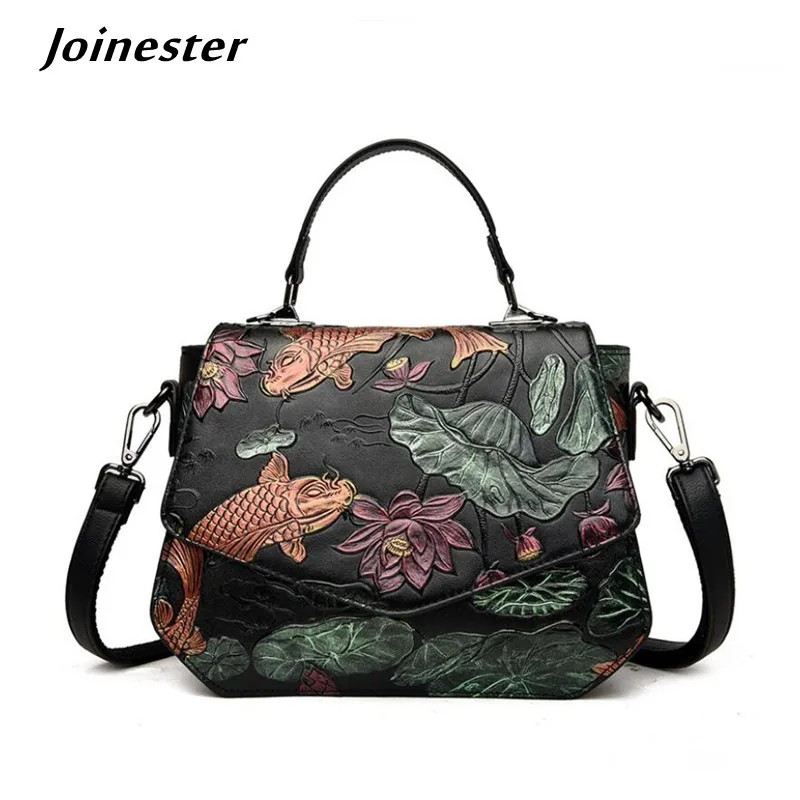 

PU Leather Women Crossbody Handbag Embossed Satchel Bags Ladies Vintage Versatile Bag and Purses Female Top Handle Shoulder Bag