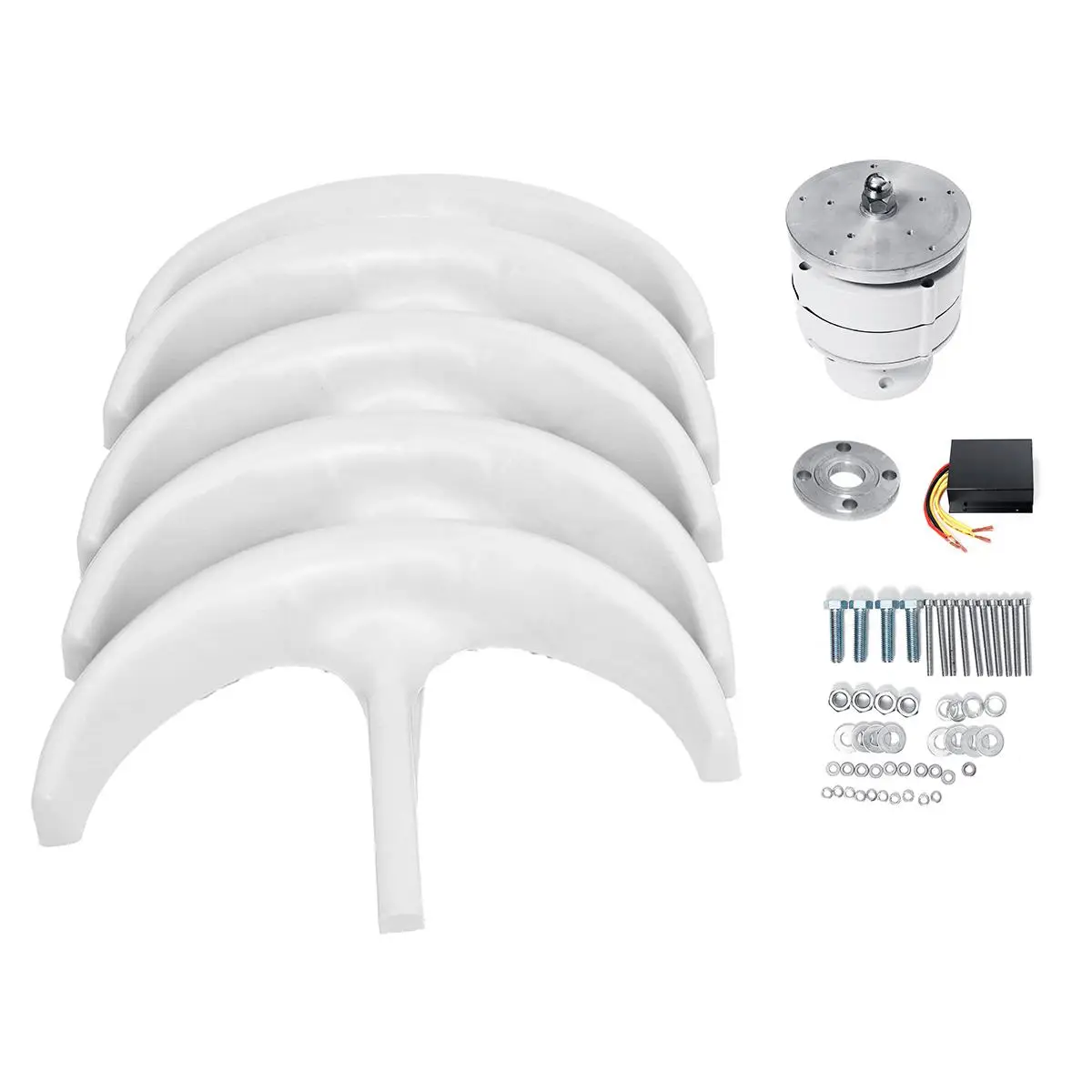 3000W Vertikalachsen-Windturbinengenerator mit Super-Dual-MPPT-Ladung für 12V 24V 48V Windmühle Wind-Solar Off-Grid-System – Detail 7