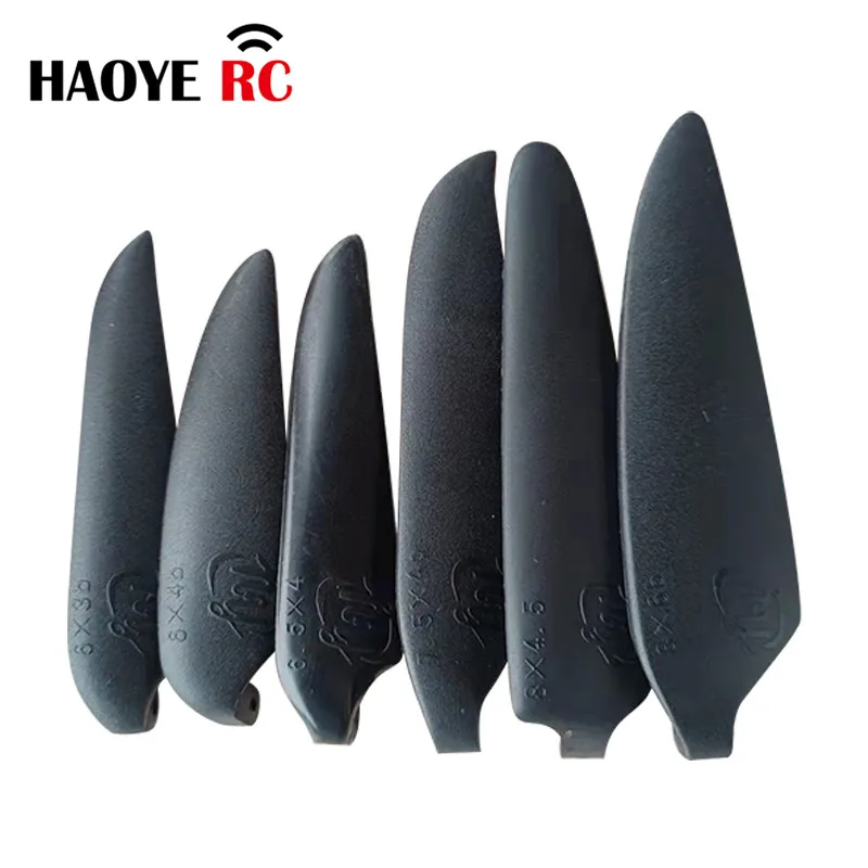 Pales d'hélices pour planeur RC, empilées avec différentes tailles de 7.5x4 à 14x8.