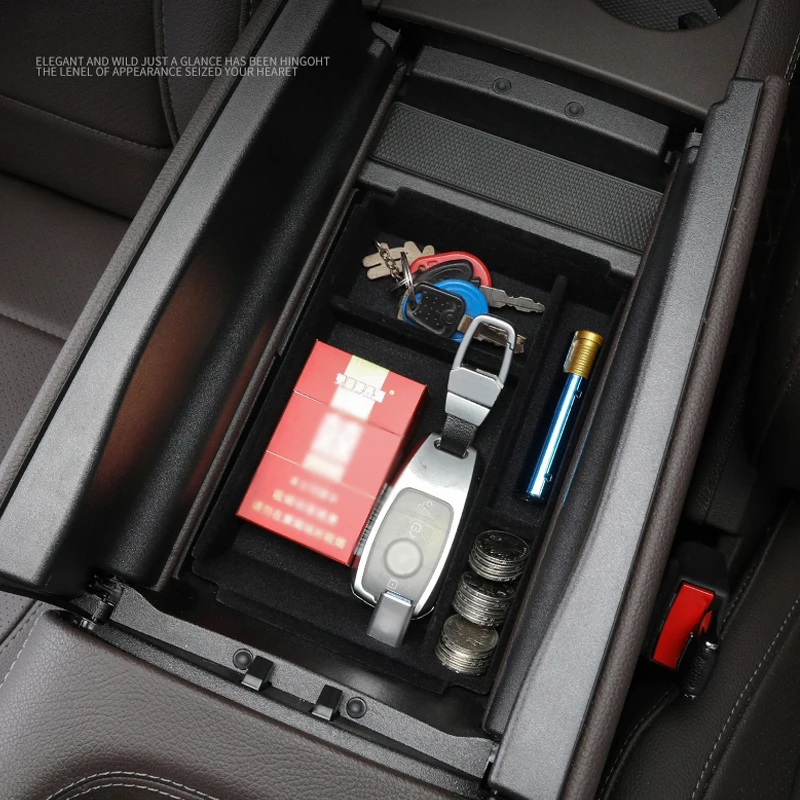 메르세데스 센터 콘솔 용품 저장 내용 상자, gle w167 gls x167 벤츠 gle 450, 20-22 gle350 컷 amg 350d amg 액세서리