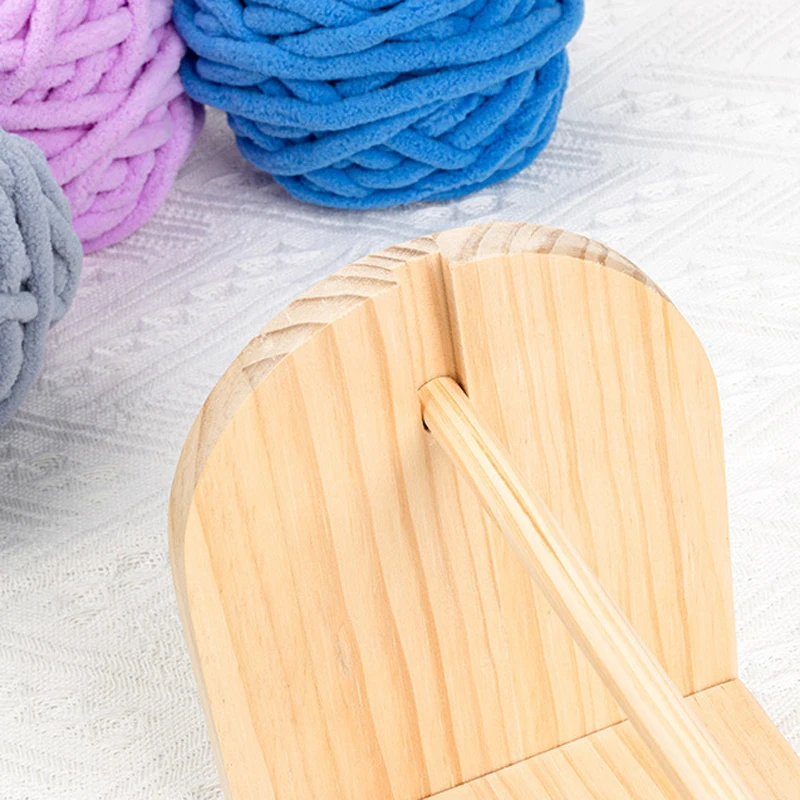 Wire stand Wood spool stand DIY wool winder spool storage tool craft accessories