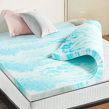 Gel Memory Foam Mattress Topper 1