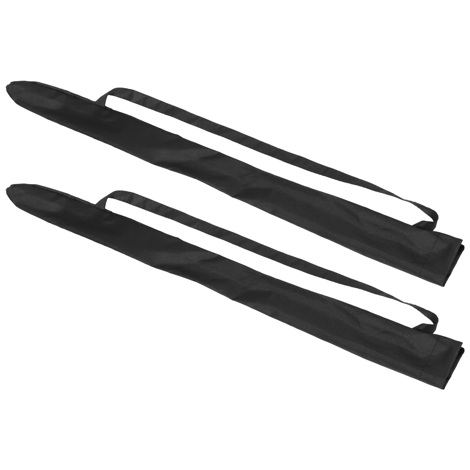 2 Pcs Sun Umbrella Cover Protective Protector Long Storage Bag Carrying Beach Small Carrier Pouch Container Travel