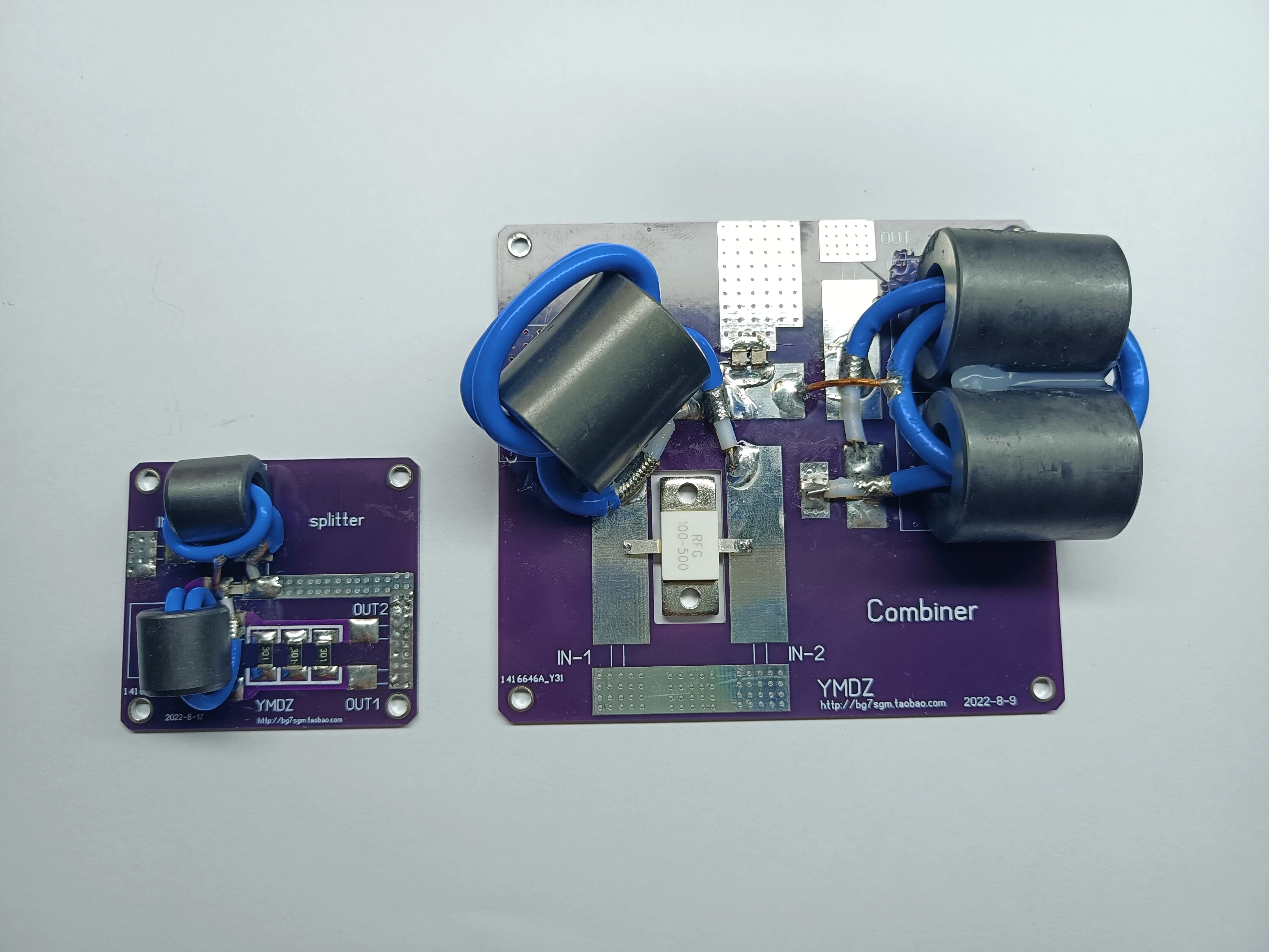 New 1.8 52MHz HF RF Power Combiner Board and RF Power Splitter RF Power