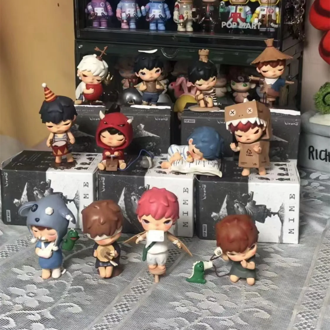 

Игрушечная модель с подтверждением стиля, милая аниме-фигурка, Подарочная коробка-сюрприз, оригинальная серия Mime глухая коробка