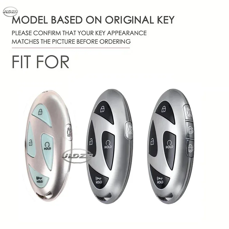Car Key Case Cover Shell Fob Holder for Hyundai New Kona SX2 IONIQ 6 New Grand Prix GN7 key case cover,key case,car key shell,flip key fob shell,remote control case cover