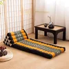 Thai Wooden Cotton Triangle Cushion Home Sofa Window Lazy Seat Cushion for Lunch Break Living Room Lazy Sofa with Large Backrest 5