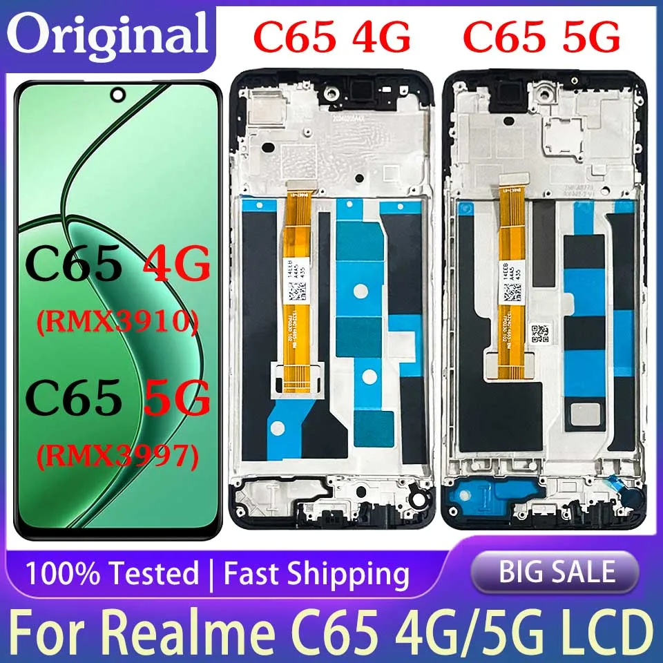 DISPLAY LCD FRAME PER OPPO REALME NARZO 30 PRO 5G RMX2117 TOUCH Screen Vetro - Foto 8