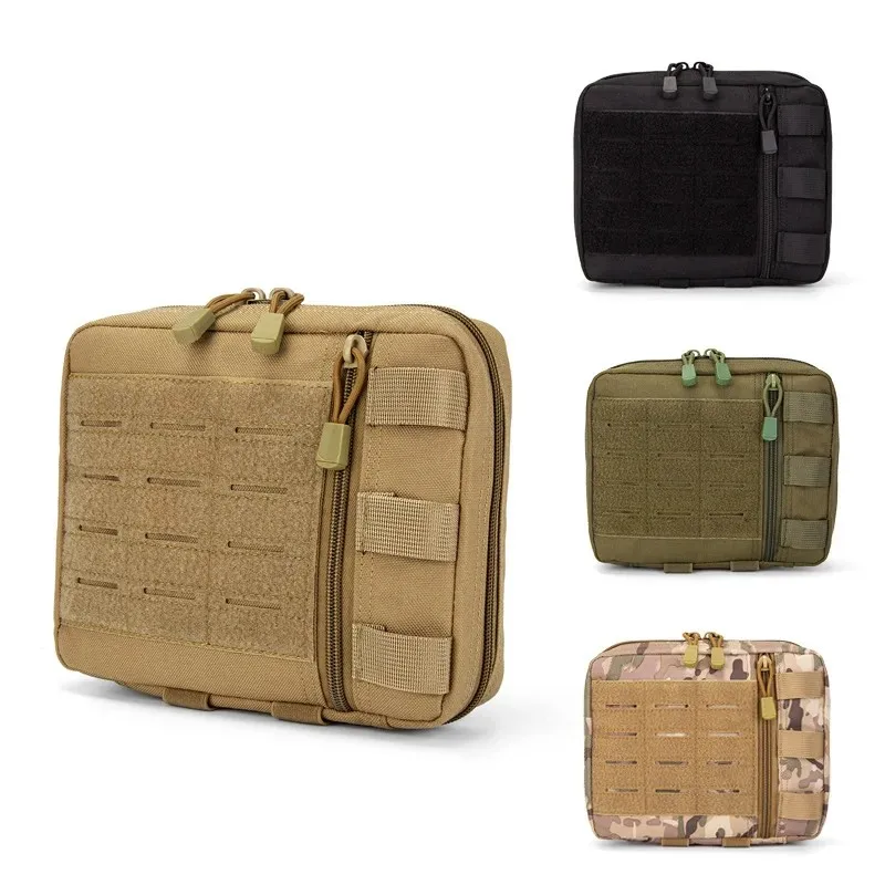 Tactical Molle Admin Pouch Multi-Purpose Laser-Cut Utility Pouch Modular EMT EDC Organizer Tool Pouch Bag 6