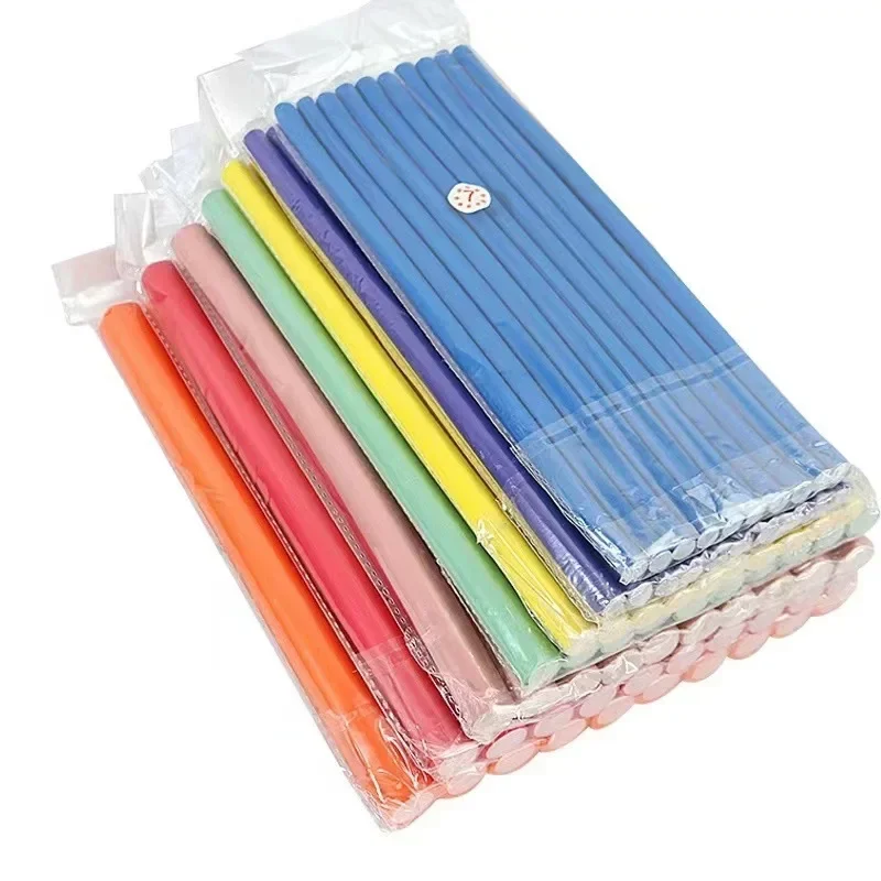 Hair Curling Rod 10pcs Flexible Soft Foam Bendy Twist Curls Flexi Rollers Styling Tools No Heat