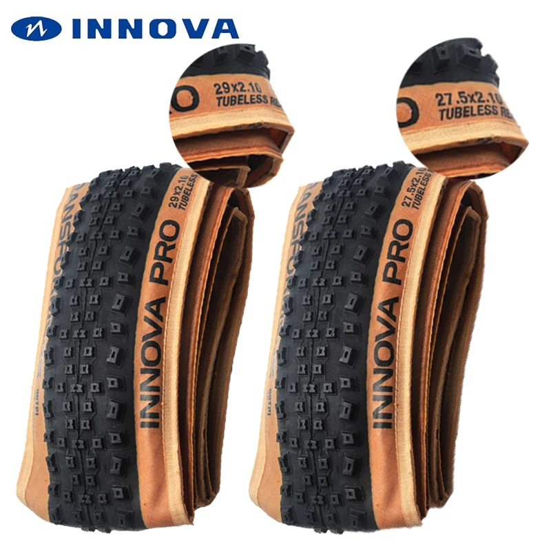 

INNOVA PRO 27.5/29*2.1 Mountain Bike Tire MTB Tubeless Bike Tire 27.5*2.1 60TPI Folding Tire Ultra Light 600g TRANSFORMERS AM XC