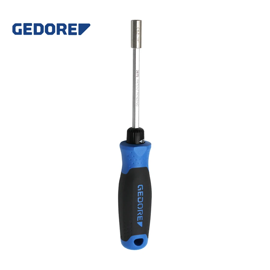 

GEDORE Strong Magnetic Screwdriver Handle SilentGEAR 1/4" Ratchet Screwdriver Bit Holder 2675