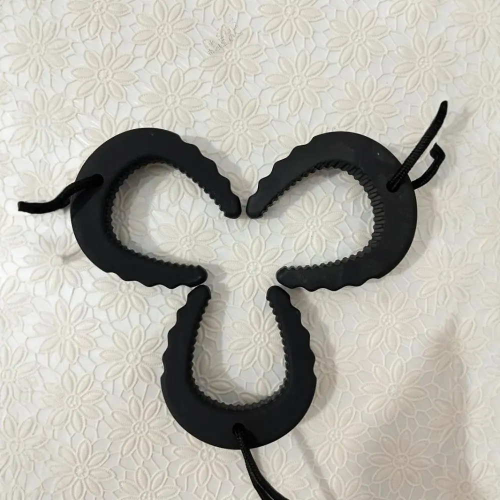 Description Picture 4 of item2Pcs Anti-collision C-Shaped Door Stopper Silent Safety Anti-Pinch Hand Guard with Rope Finger Protector Baby Safety Protector