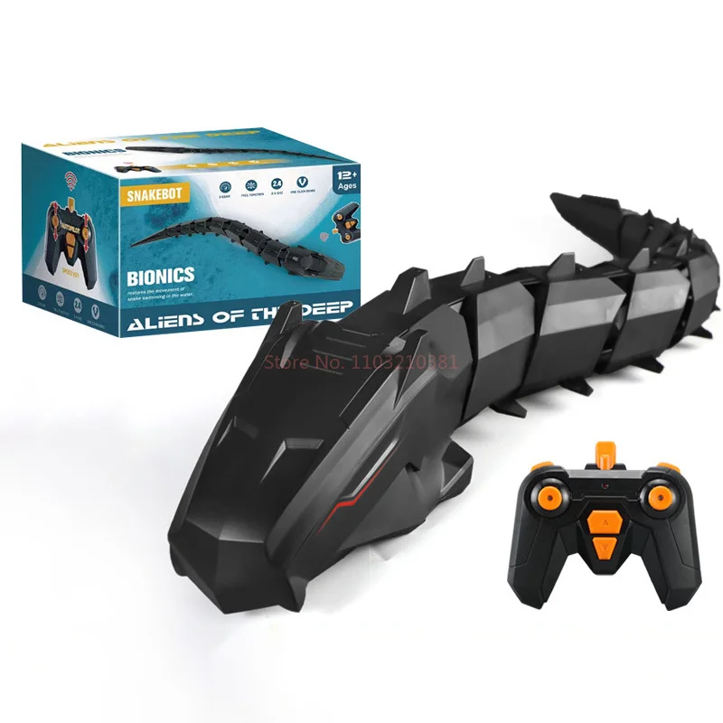 New Remote Control Snake Charging Simulation Giant Python Model with Swinging in Water for Children's Remote Control Snake Toy 5