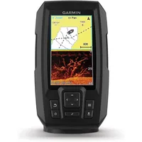 Striker 4cv, GPS Fishfinder w/CHIRP Traditional and ClearVu Scanning Sonar Transducer and Quickdraw Contours Mapping Software 1
