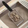 Stainless Steel Cat Litter Scoop-Durable Deep Shovel Litter Sifter, Easy Clean Metal Pet Scooper with Multiple Cat Litter Types